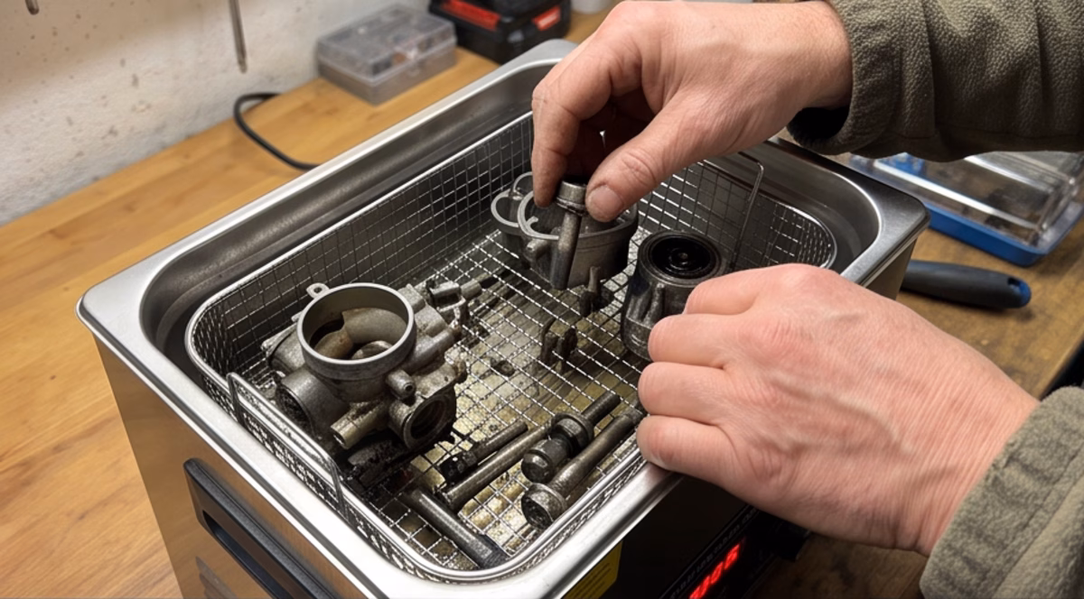 creworks 32l ultraschallreiniger mit heizung und timer test anleitung bedienung