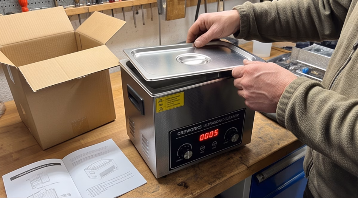 CREWORKS Ultraschallreinigungsgerät 3,2L im Test: Effiziente Reinigung für Schmuck und Brillen