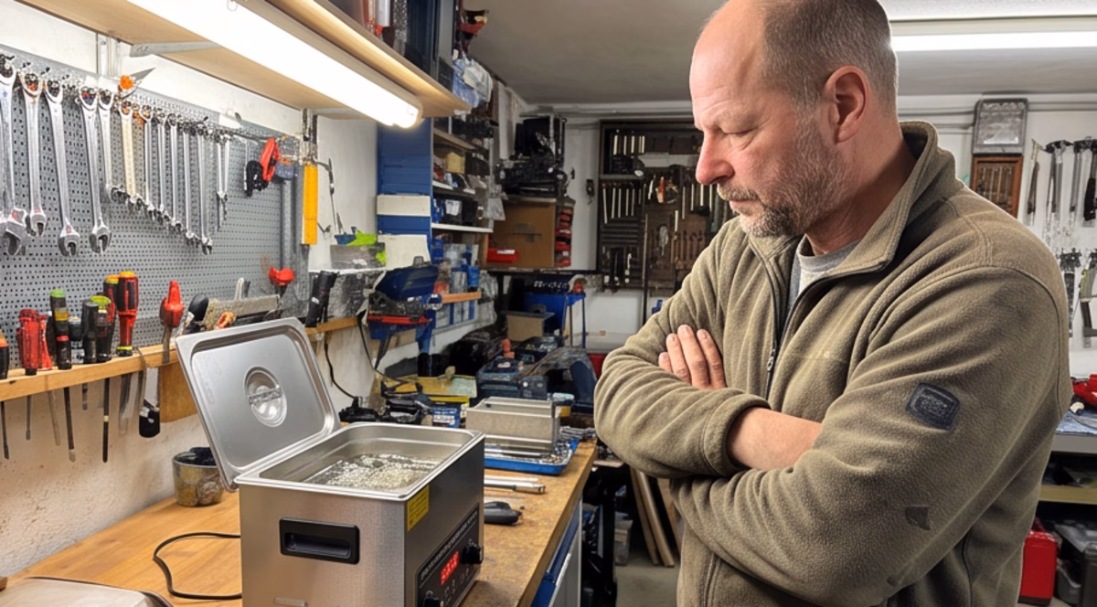 creworks 32l ultraschallreiniger mit heizung und timer test handhabung funktion