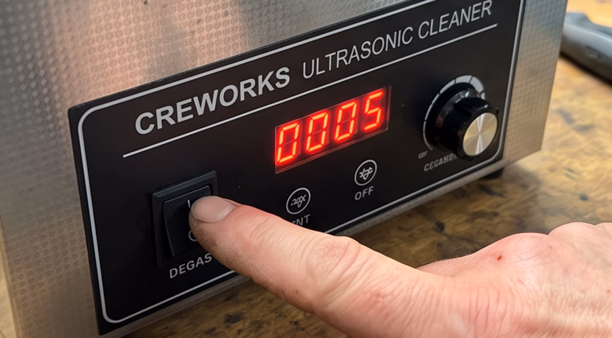 creworks 32l ultraschallreiniger mit heizung und timer test verarbeitung qualitaet